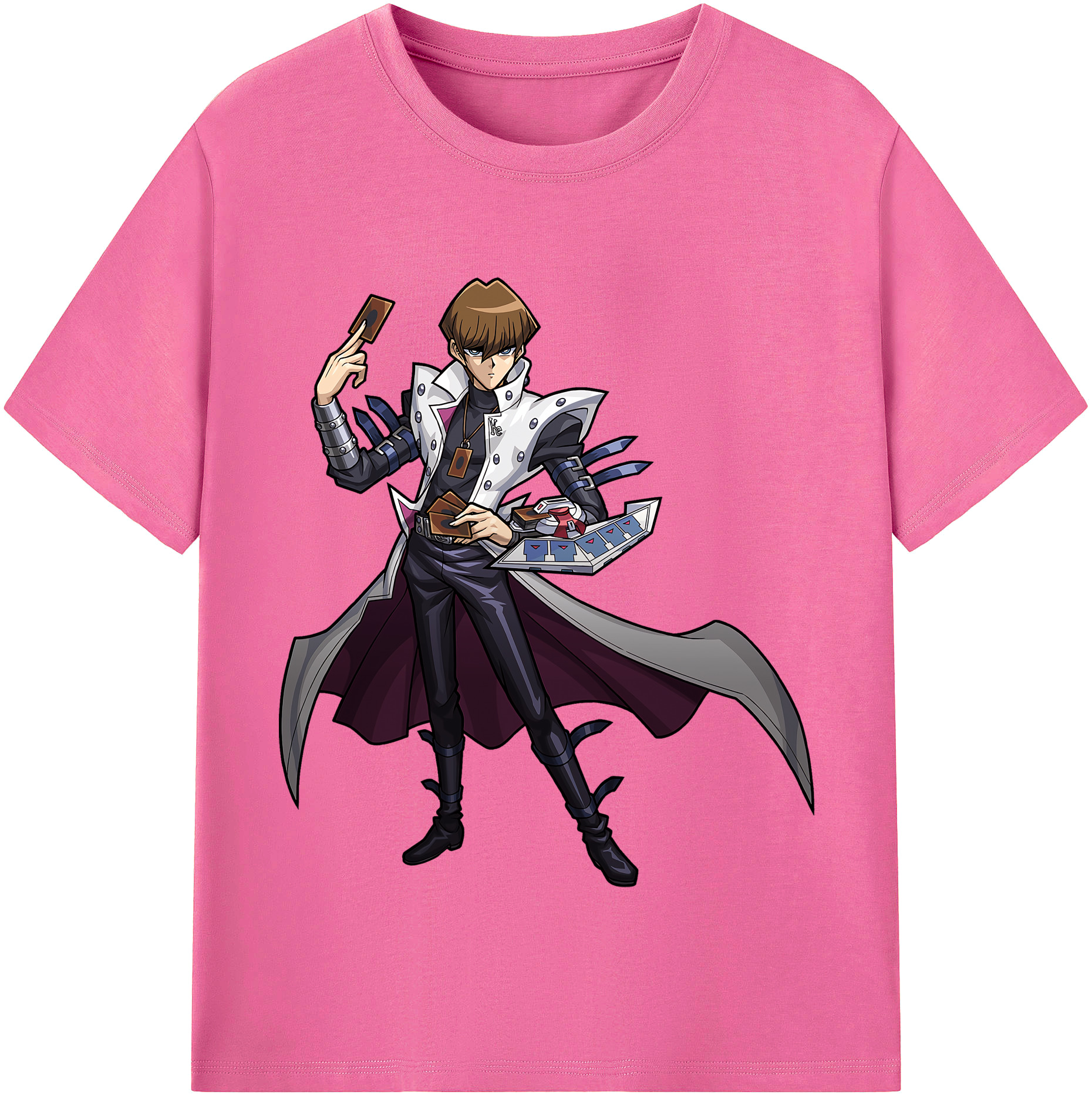 （画像用） 遊☆戯☆王 Yu-Gi-Oh! レディースカジュアルプリントTシャツ（綿100％）